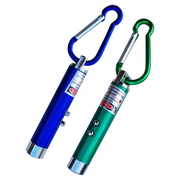 2 Pack | 3 in 1 Laser Toy for Cats- Green &amp; Blue Lasers