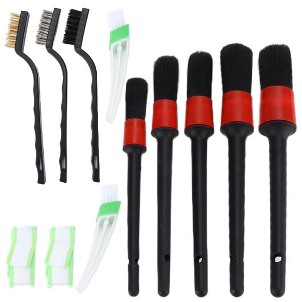 Car Detailing Brushes 12pcs Auto Cleaning Tool Kit