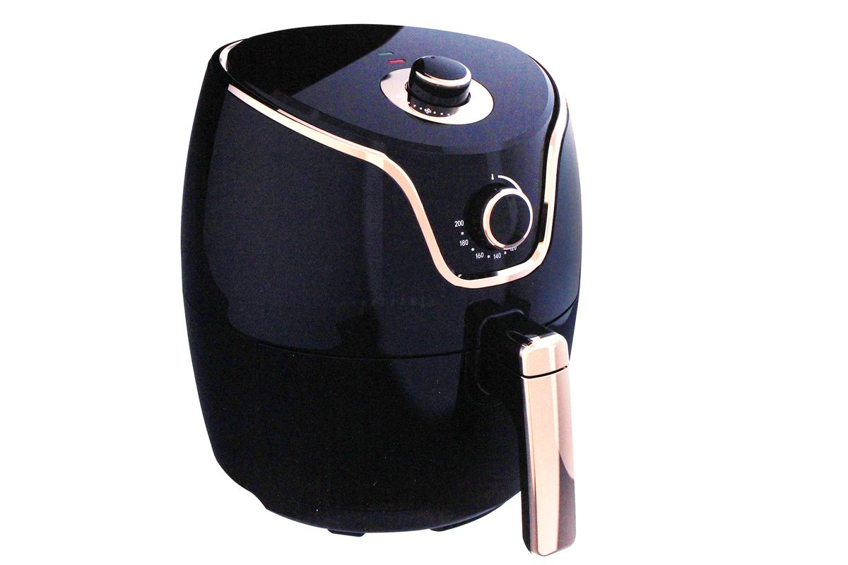 1400 Watt 3.5L Healthy Living Domestic Air Fryer & Baking Unit Black