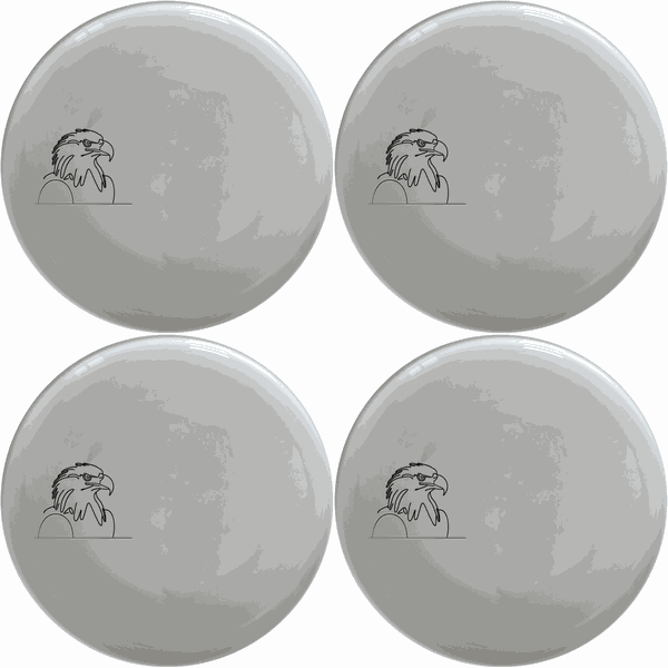 American Bald Eagle Side Plate Set of 4 - Range 3