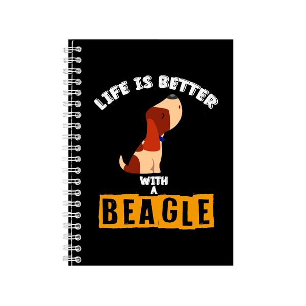 Beagle Notebook Dog Gift Idea Writing Book Notepad Pad 23