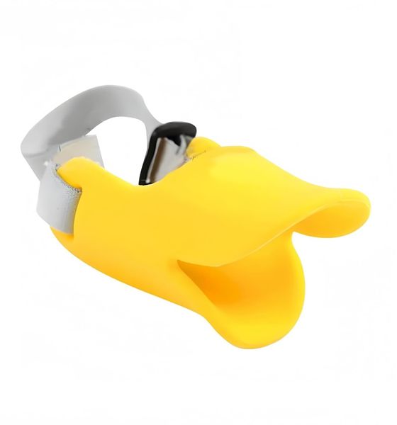 Anti-Bite Silicone Duck Mouth Shape Dog Mouth Covers with Adjustable Strap