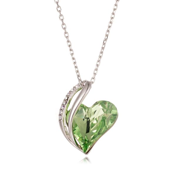 Destiny Milani Heart Necklace with Swarovski Crystals