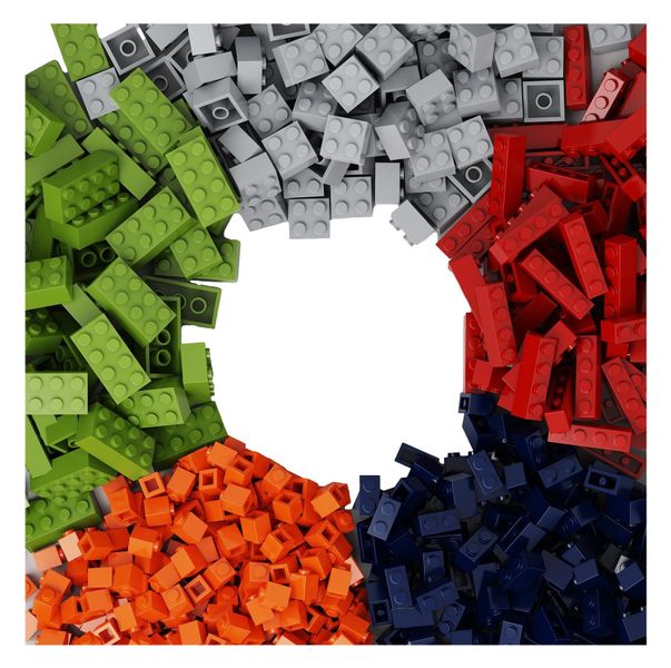 Building Bricks Compatible with All Brands - 300 Piece