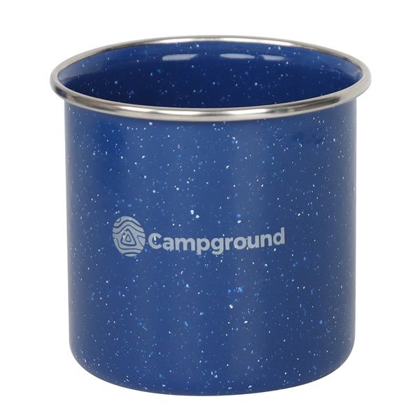 Campground Enamel Camping Mug With Neoprene Sleeve - Set of 4