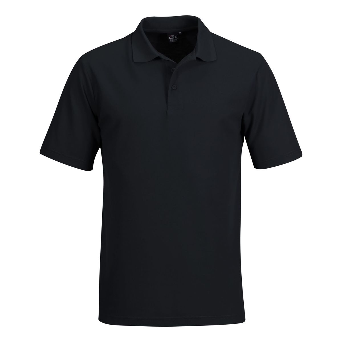 Tee & Cotton - Classic Pique Knit Polo 175g - Black | Shop Today