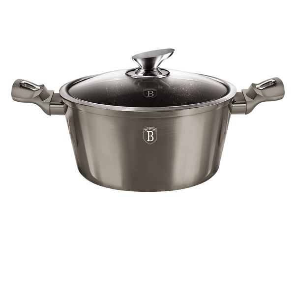 Berlinger Haus 30cm Marble Coating Casserole - Carbon