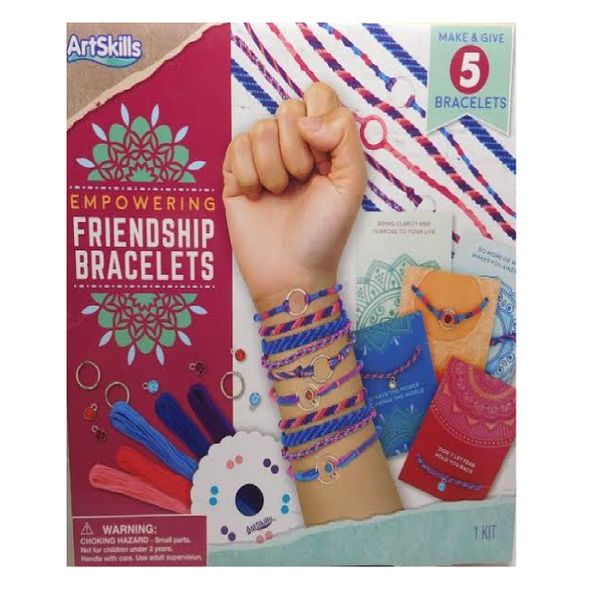 Empowering Friendship Bracelets Kit - Craft Bonds - Share Empowerment