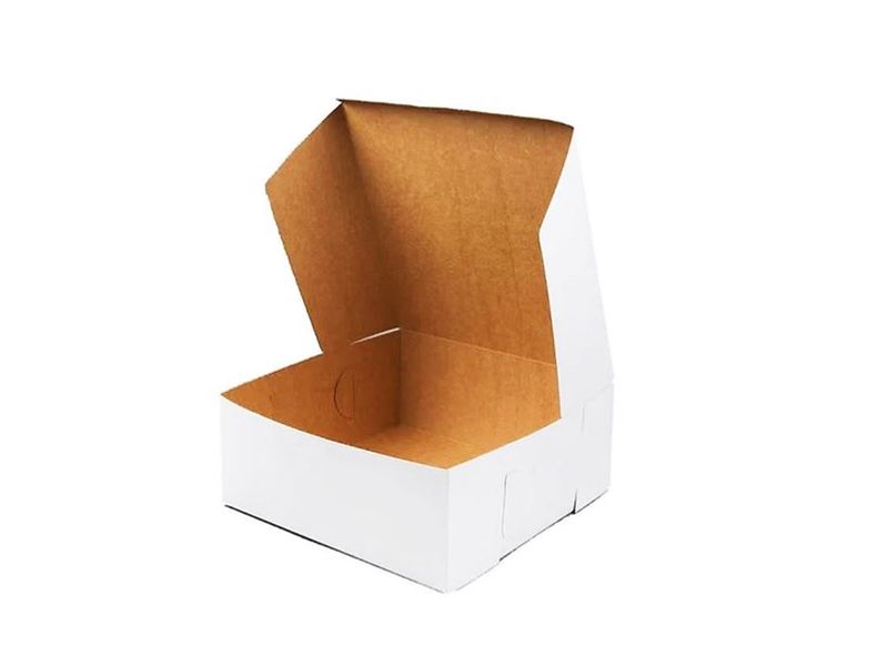 White Cake or Takeaway Box - 250 units - 5 x 5 x 2