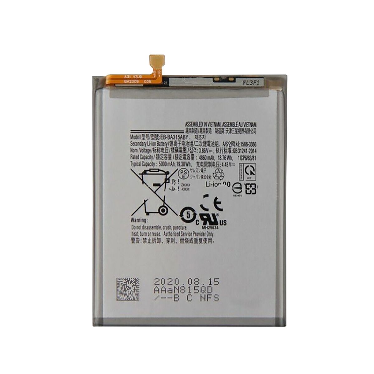 Battery For Samsung Galaxy A32 EBBA315ABY 2021 Buy Online in