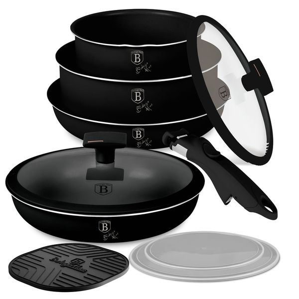 Berlinger Haus 10-Piece Titan Pro Non-Stick Coating Oven Safe Cookware Set