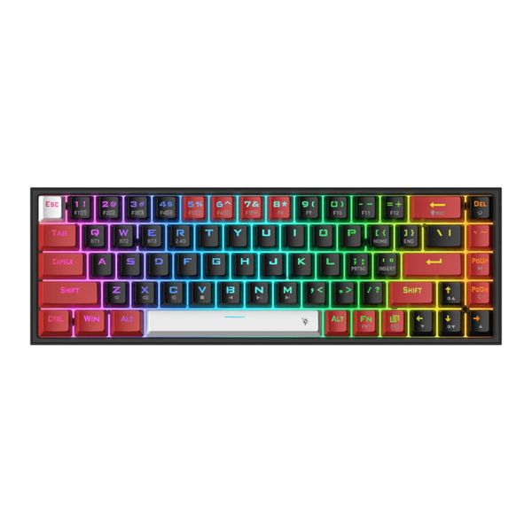 Redragon CASTOR PRO Mechanical 65% Wireless RGB Gaming Keyboard - Black