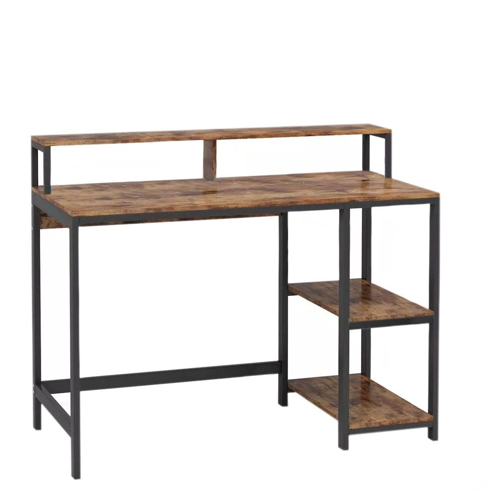 Anchor Computer Laptop Desk with Monitor Stand Home Office Metal Leg Frame