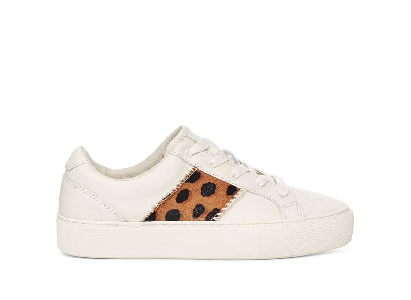 UGG Dinale Cheetah Print White/Light Butterscotch