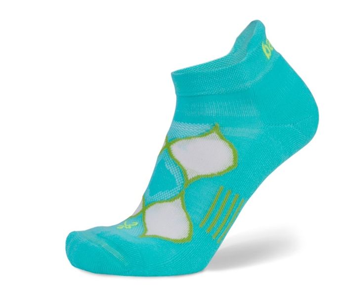 Balega Womens ENDURO NS Turquoise/Lime Punch