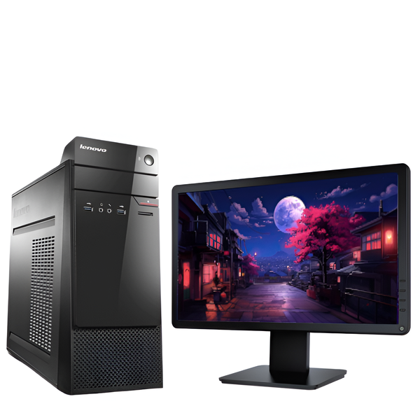 Certified Pre-Owned Lenovo S510 MT+19" Monitor-Intel i3 6th Gen 8GB 1TB SSD