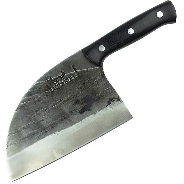 Samura Mad Bull Japanese Steel Hand-Forged Serbian Cleaver with Sheath