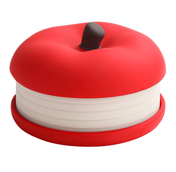 Creative Apple-shaped Silicone Heat-insulated Anti-scald Coaster Set