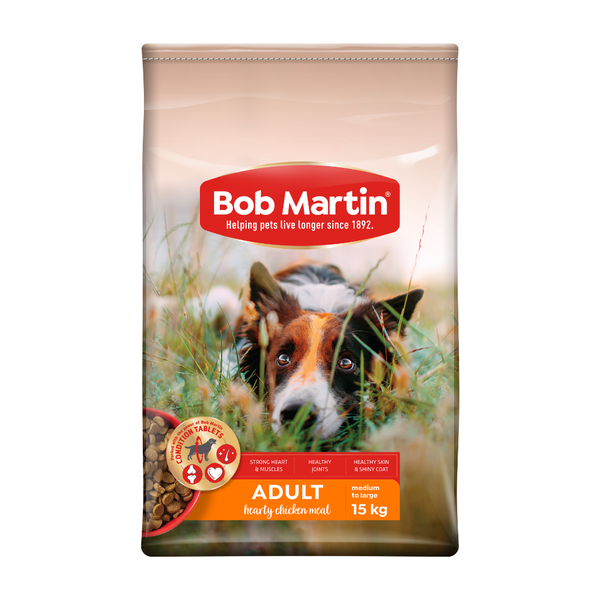 Bob Martin 15 kg Adult Dry Dog Food Chicken Flavour
