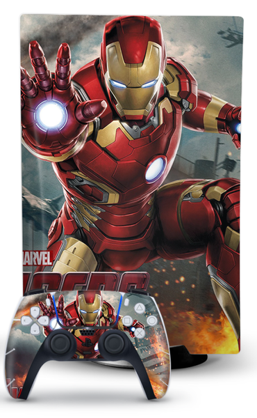 Iron Man Skin Decal Sticker For Ps5