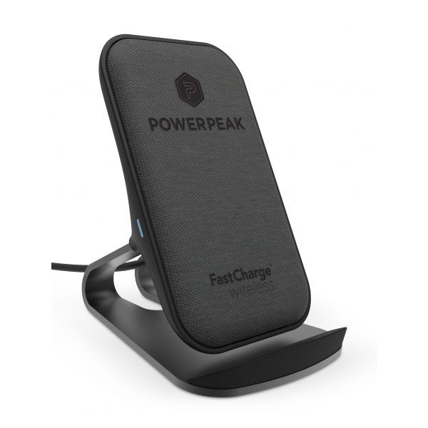 PowerPeak FastCharge Aluminum Wireless Charging Stand