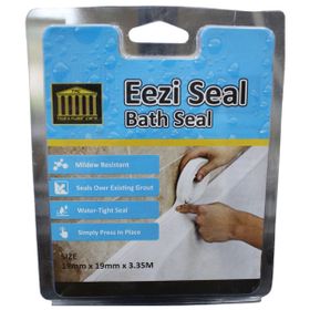 TFC - Eezy Seal Bath Seal (19mm x 3.5m) / Water Tight Sealing Strip ...