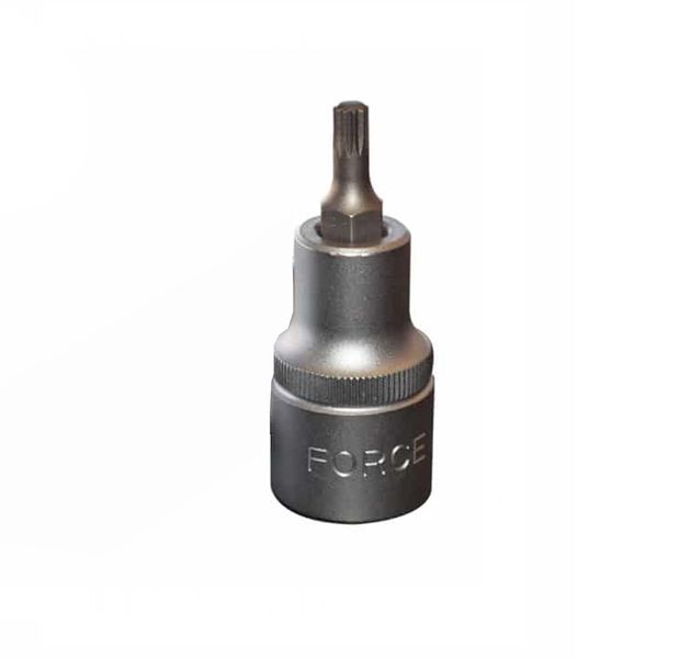 Force - 1/2 Inch - Drive - Spline Socket Bit - M6 x 55mm - 8 Pack