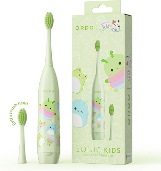 Ordo Sonic Kids Squishmallows Battery Toothbrush: Rutabaga