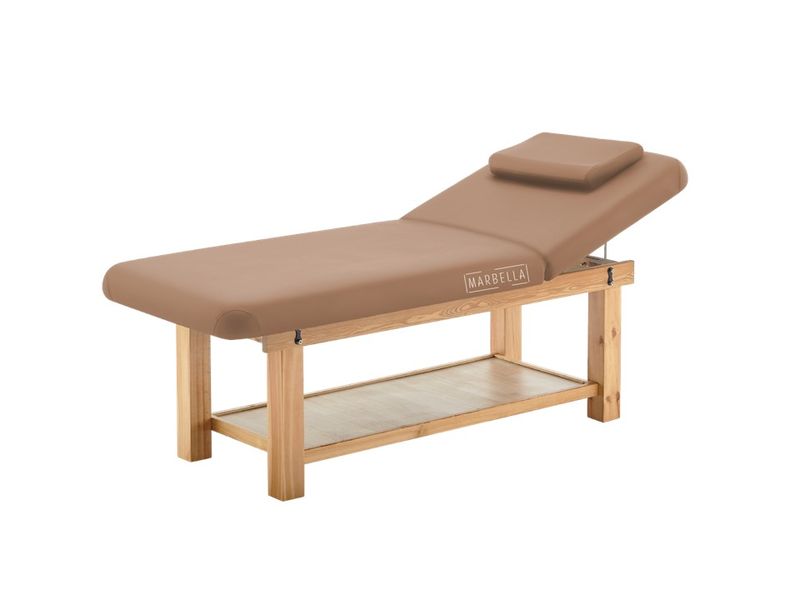 Marbella - SPA VI Wooden Massage Bed Cocoa Brown