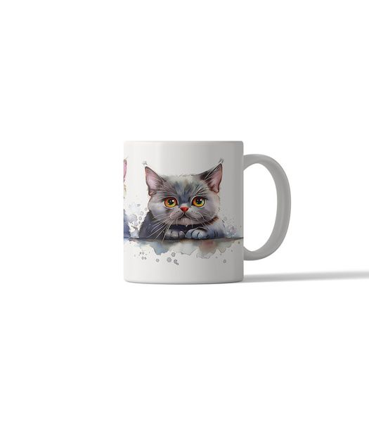 Cat Portrait 11oz DSG99 Printed Coffee Mug Gift