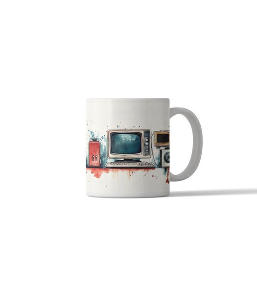Retro Camera DSG 18 Printed Coffee Mug