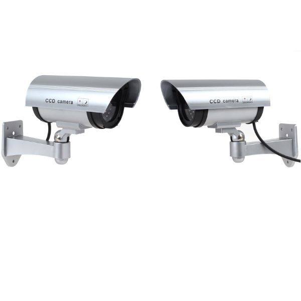 Fake Dummy Waterproof IR LED Security Camera. Pack of 10