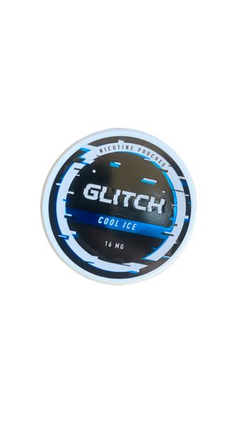 GLITCH cool ice 16mg nicotine pouches