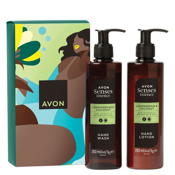 Avon Senses Essence Lemongrass &amp; Coconut Gift Set