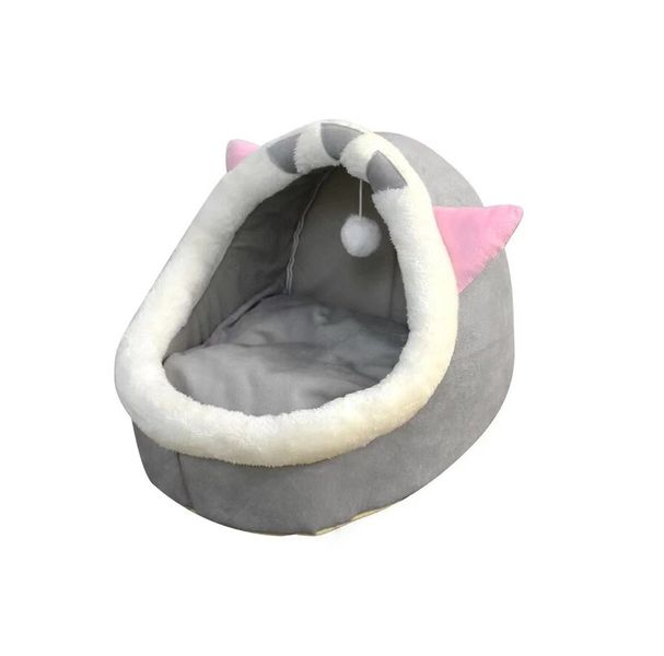 BD- 32x31x28cm Warm &amp; Comfy Moisture-Proof Plush Cat Pet House Hanging Toy