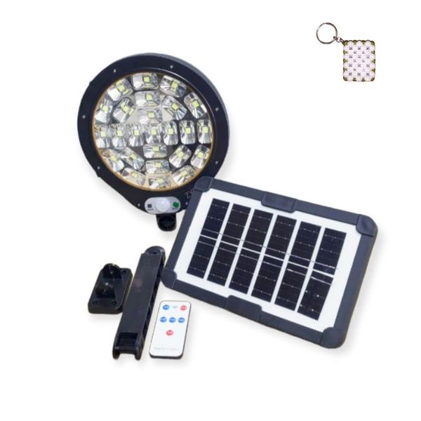 CC7702-25 LED Solar Powered Induction Street Light 100W And A Keyholder