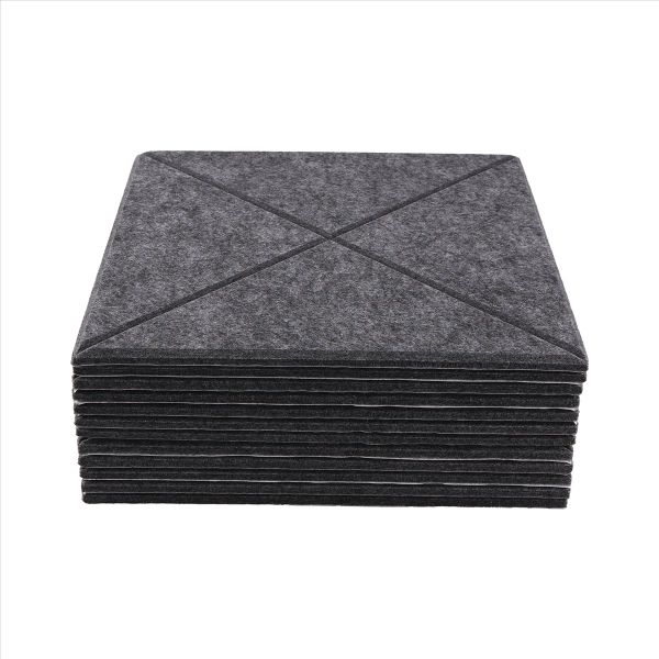 12 Pcs Acoustic Panels,for Treatment,Wall Decor,Studio,Etc