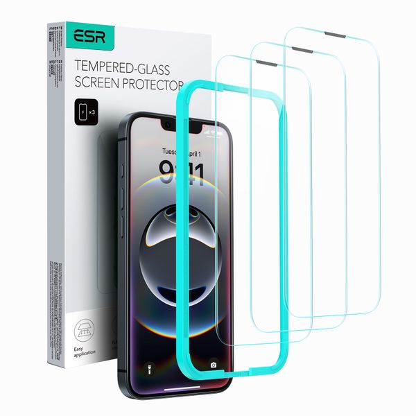 ESR Glass Screen Protector Compatible with iPhone 17e - 3 Pack