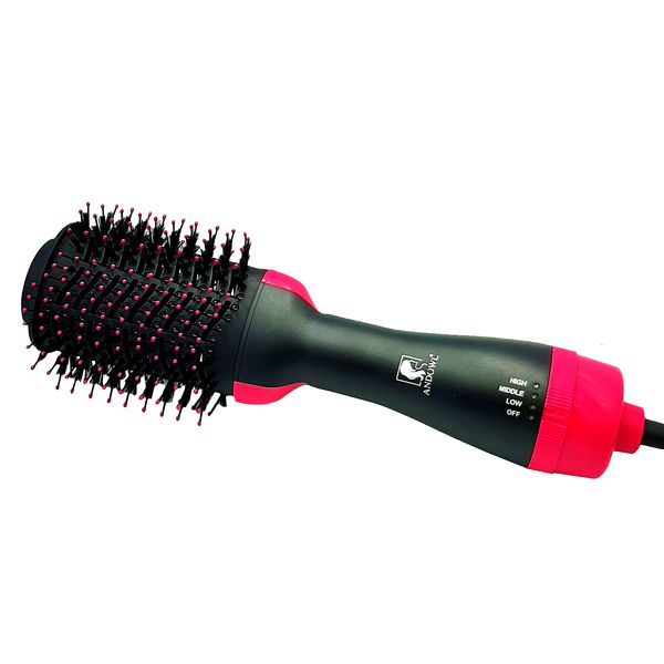 Andowl One-Step Hair Dryer &amp; Volumizer Hot Air Brush