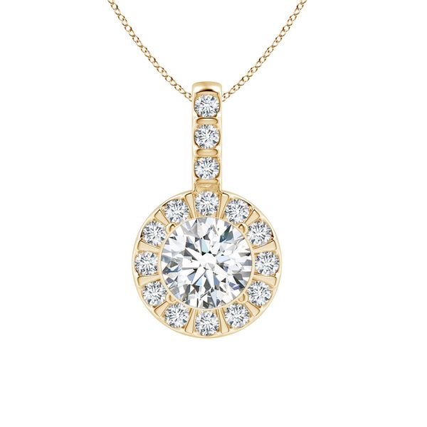 Civetta Spark Rachel Pendent - Swarovski Clear Crystal Gold