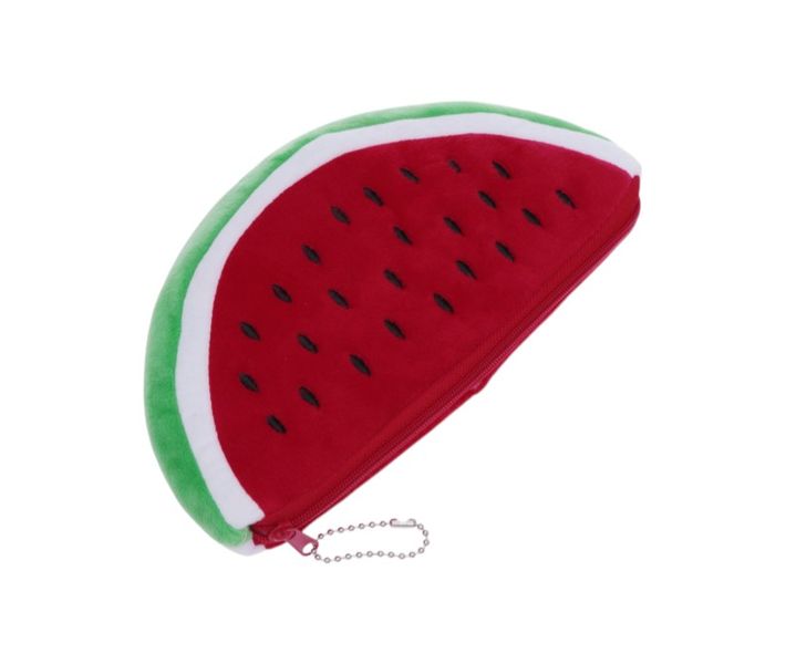 Mini Multifunctional Use Watermelon Zipper Bag - Multicolor