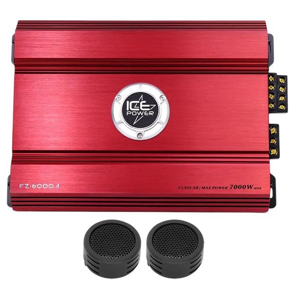 Ice Power FZ-6000.4 FZ Series 6000w 4 Channel Amplifier &amp; Evo Tweeters