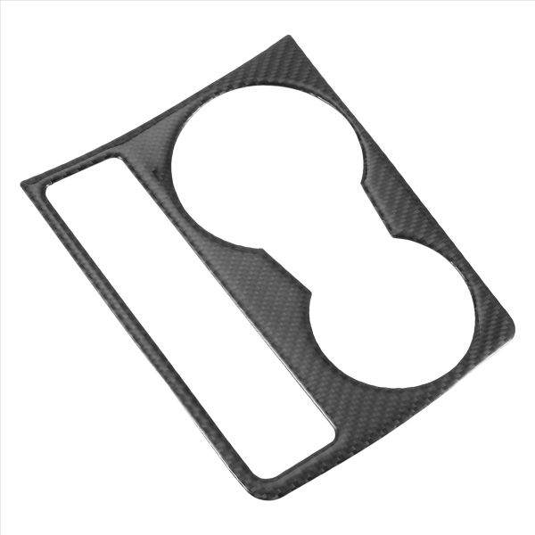for A4 B8 A5 2009-2015 Carbon Fiber Water Cup Holder Compatible with Audi
