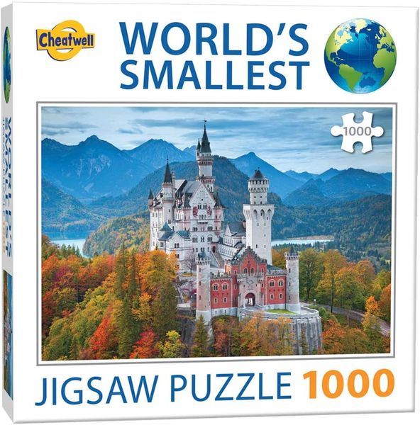 World's Smallest 1000 Piece Puzzle-Neuschwanstein Castle