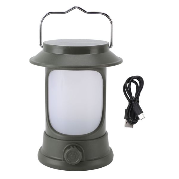 Solar/USB Camping Lantern - Emergency Power Light