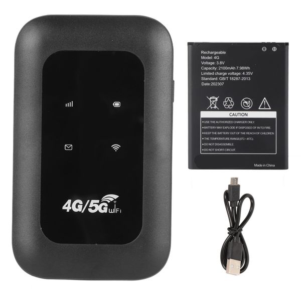 Portable 4G Hotspot - 8 Users, 2100mAh