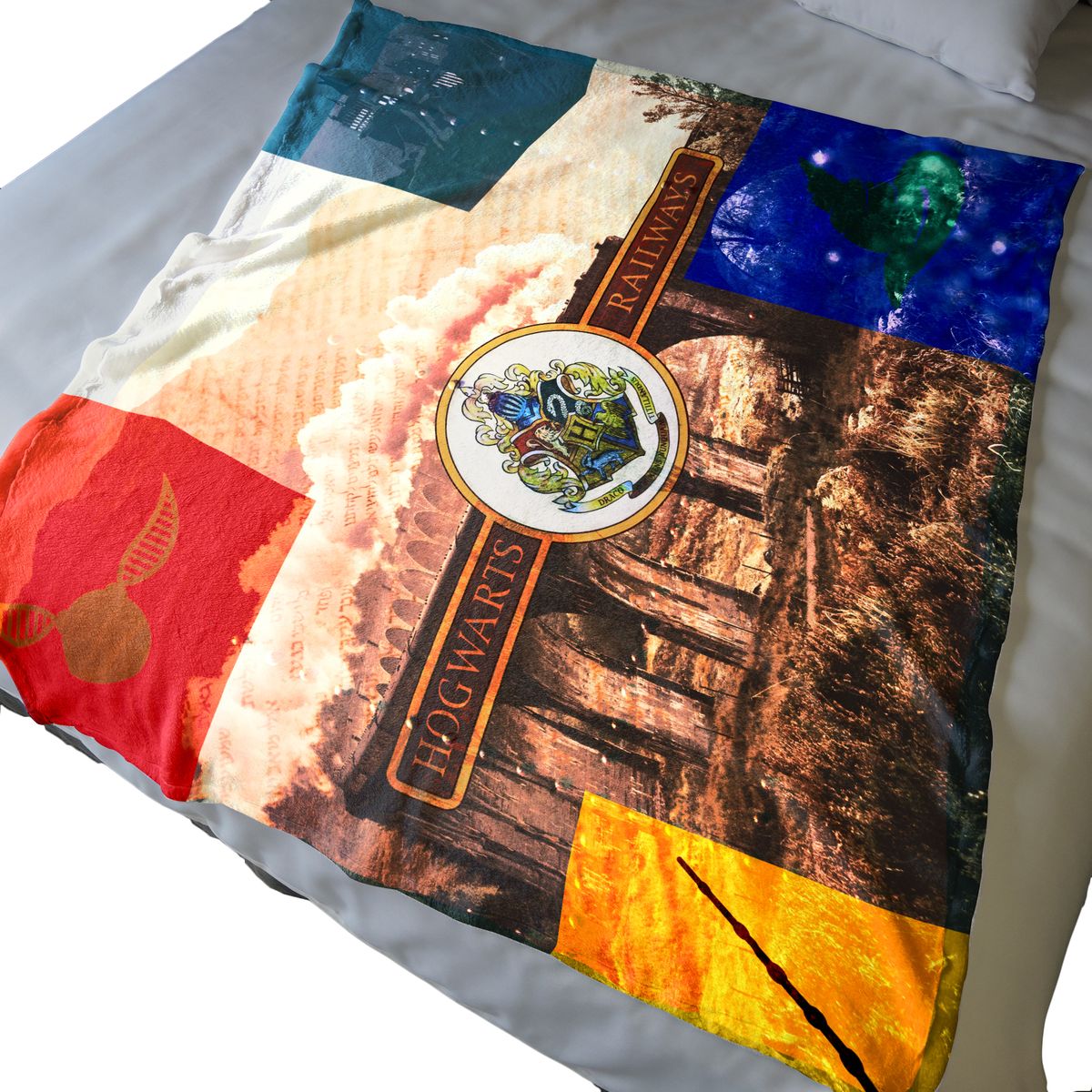 Harry Potter Light Weight Fleece Blanket Shop Today. Get it Tomorrow!