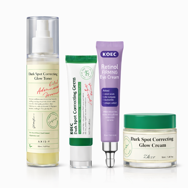 KOEC Retinol Firming Eye Cream-20ml &amp; Dark Spot Correcting Glow trio