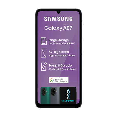 Samsung Galaxy A07 128GB LTE Dual Sim - Black | Shop Today. Get it