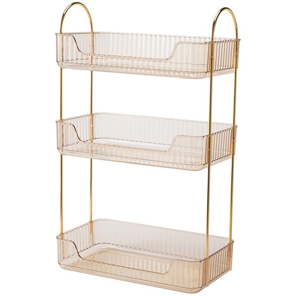 3 Tier Multi-Purpose Storage Rack - Transparent
